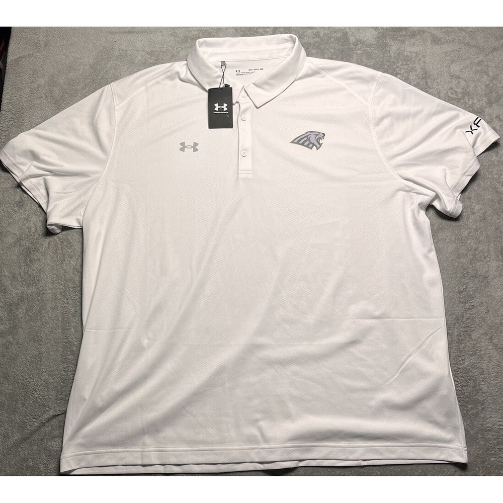 Under Armour Men's Adult Size 4xl Polo Shirt XFL Orlando Guardians White